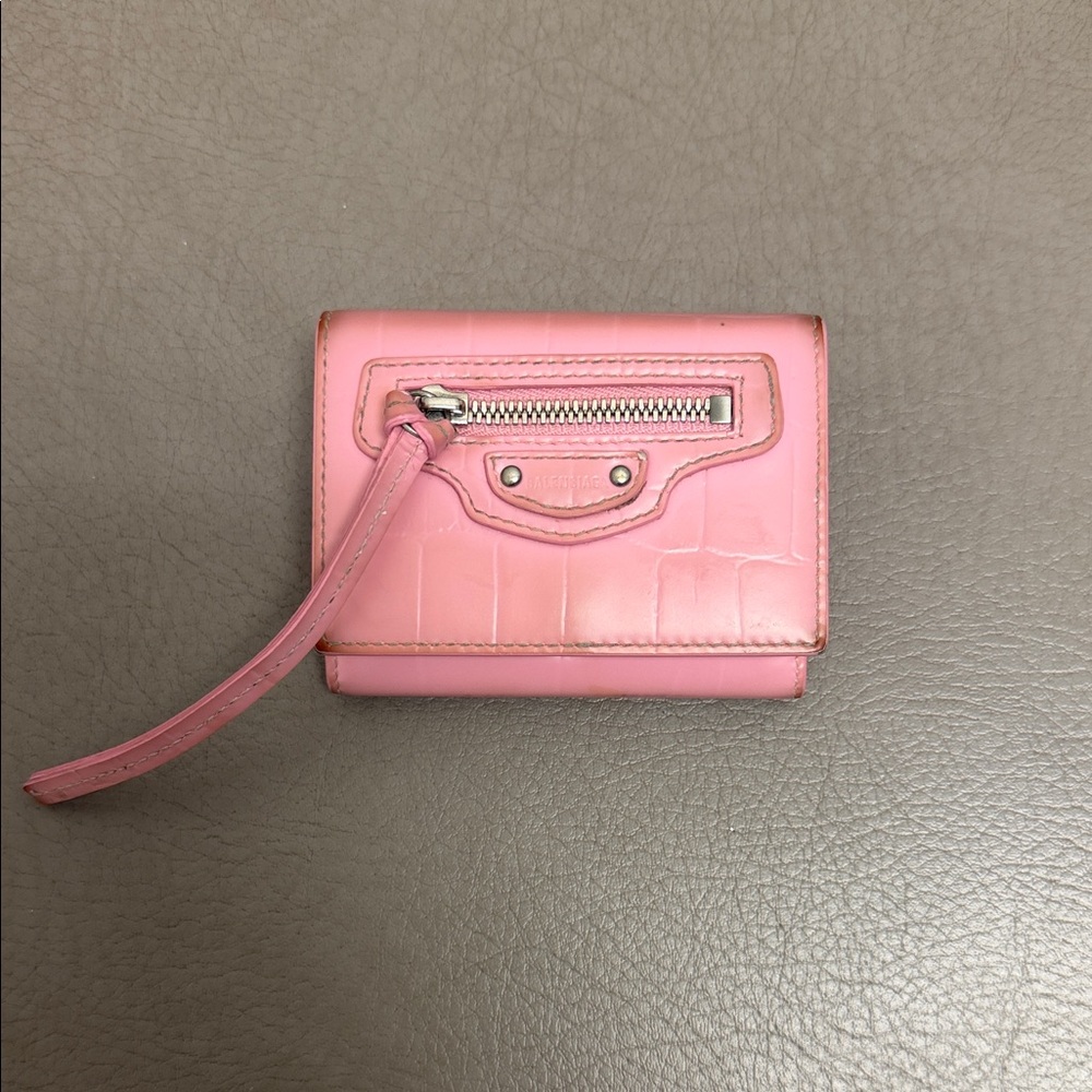 Balenciaga Pink Leather Women's Wallet